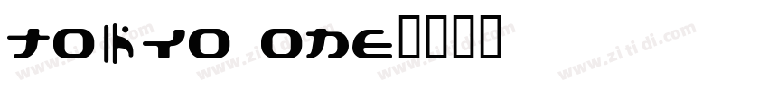 tokyo one字体转换